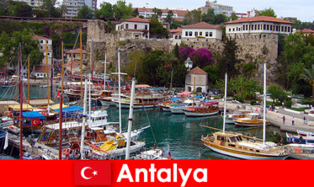 Turkey Antalya holiday resort on the Mediterranean coast