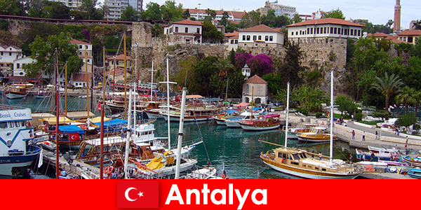 Turkey Antalya holiday resort on the Mediterranean coast