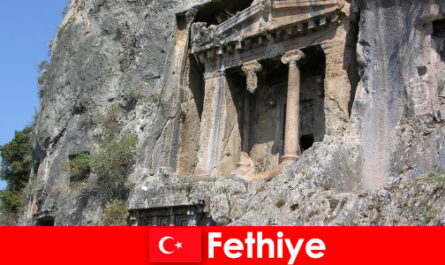 Fethiye an ancient city by the sea with many monuments