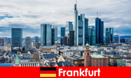 Tourism attractions in Frankfurt, the metropolis for high-rise buildings