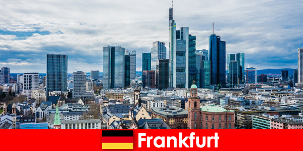 Tourism attractions in Frankfurt, the metropolis for high-rise buildings