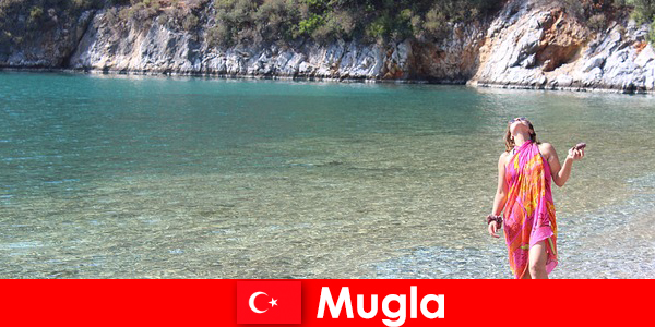 Beach vacation in Mugla, one of the smallest provincial capitals in Turkey