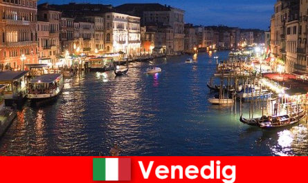 Veni-ce a city with gondolas and its numerous art treasures