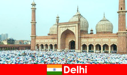 Delhi is a metropolis in the north of India with world-famous Muslim buildings