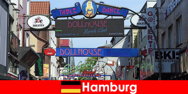 Hamburg Reeperbahn - nightlife brothels and escort service for sex tourism