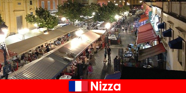 Nice offers cozy restaurants and well-attended nightlife spots for foreigners