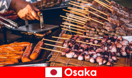 Osaka is the cuisine of Japan and a port of call for anyone looking for a vacation adventure