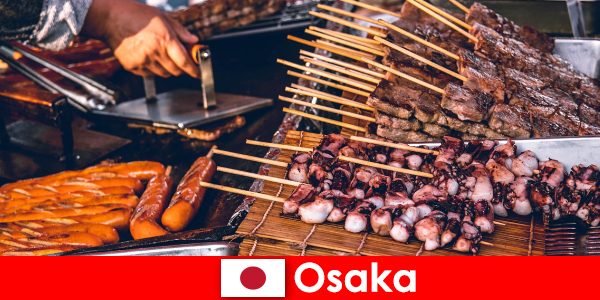 Osaka is the cuisine of Japan and a port of call for anyone looking for a vacation adventure