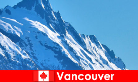 The city of Vancouver in Canada is the main destination for mountaineering tourism