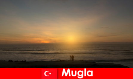 Summer trip in Mugla Turkey with picturesque bays for lovers of the heart of the city