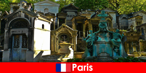 Europe trip for cemetery lovers with extraordinary tombs in France Paris