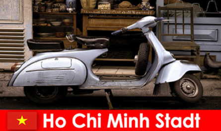 Ho Chi Minh City Vietnam offers vacationers moped tours through the lively streets