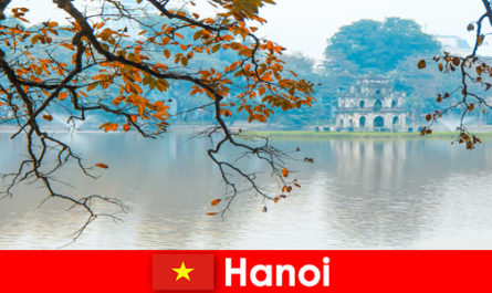 Hanoi Vietnam Jade Mountain Temple and Temple of Literature delight tourists