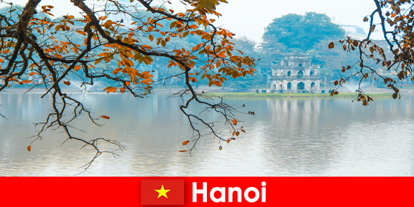 Hanoi Vietnam Jade Mountain Temple and Temple of Literature delight tourists