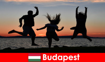 Budapest Hungary for young party tourists with music and cheap drinks in bars and clubs