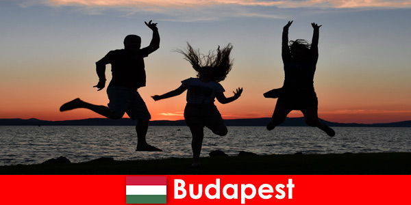 Budapest Hungary for young party tourists with music and cheap drinks in bars and clubs