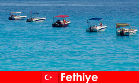 Turkey Blue Voyage and white beaches longingly await tourists in Fethiye for relaxation