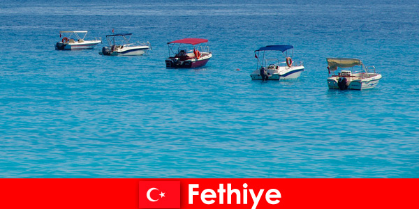 Turkey Blue Voyage and white beaches longingly await tourists in Fethiye for relaxation