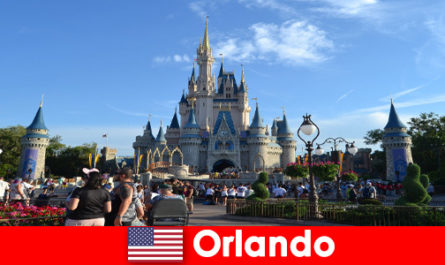 Family vacation with children at Disneyland Orlando United States