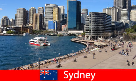 Panoramic views of the entire city of Sydney Australia for visitors from all over the world