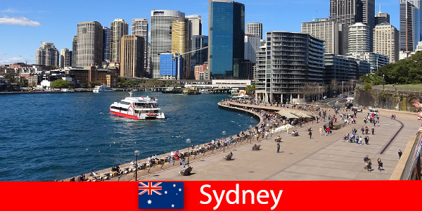 Panoramic views of the entire city of Sydney Australia for visitors from all over the world