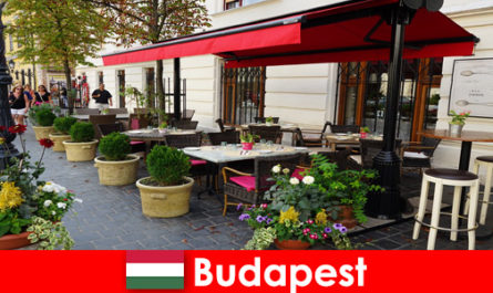 Short vacation destination in Budapest Hungary for visitors with a taste for upscale gastronomy