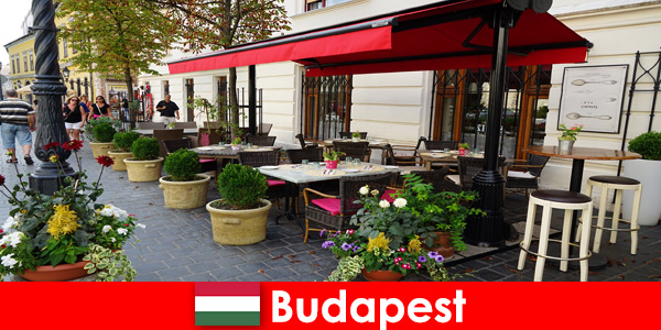 Short vacation destination in Budapest Hungary for visitors with a taste for upscale gastronomy