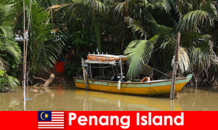 Long distance travel for hikers through the jungle of Penang Island Malaysia