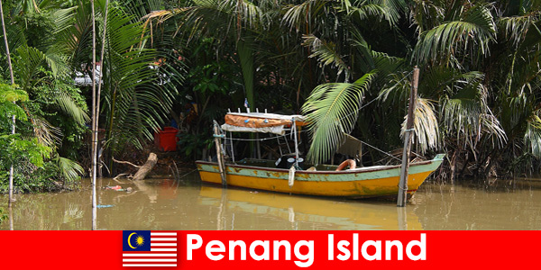 Long distance travel for hikers through the jungle of Penang Island Malaysia