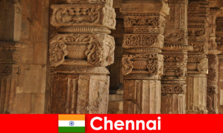Foreigners visit Chennai India to see the magnificent colorful temples