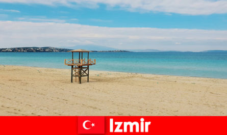 Relaxing vacationers will be enchanted by the beaches in Izmir Turkey