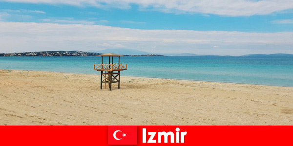 Relaxing vacationers will be enchanted by the beaches in Izmir Turkey