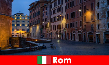 Short trip for tourists in autumn to Rome Italy to the most beautiful sights