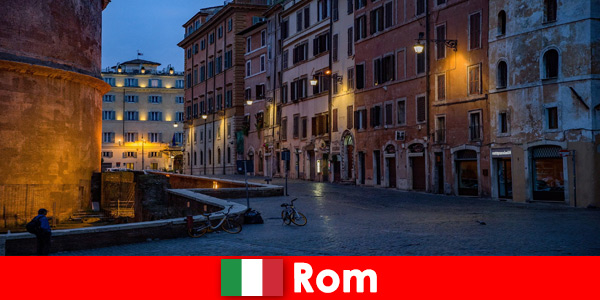 Short trip for tourists in autumn to Rome Italy to the most beautiful sights