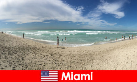 Young travelers find the warm Miami United States exciting, hip and unique