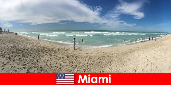 Young travelers find the warm Miami United States exciting, hip and unique