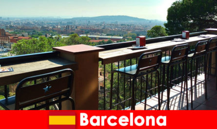 Pure big city flair for visitors to Barcelona Spain with bars, restaurants and the art scene