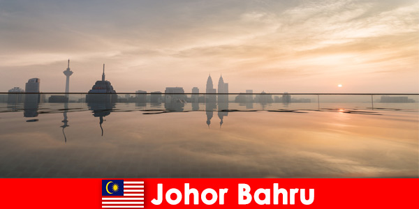 Hotel bookings for holidaymakers in Johor Bahru Malaysia always book in the city center