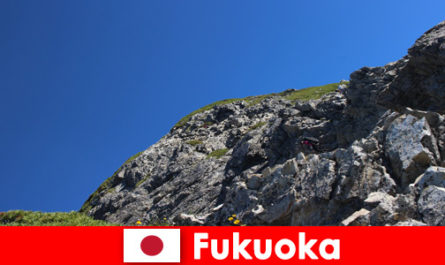 Adventure trip to the mountains in Fukuoka Japan for foreign sports tourists