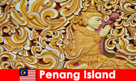 Cultural tourism attracts many foreign visitors to Penang Island Malaysia