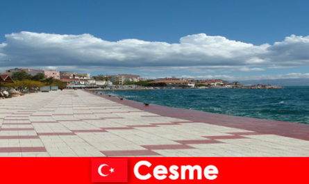 Post motif cards are an experience for foreign guests in Cesme Turkey