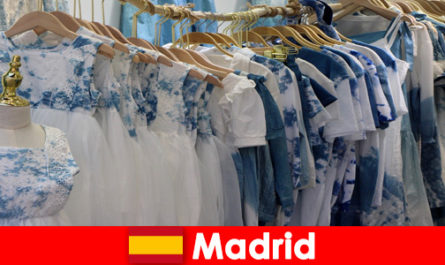 Shopping for strangers in the best shops in Madrid Spain