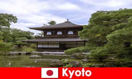 Original shops with old crafts for tourists in Kyoto Japan