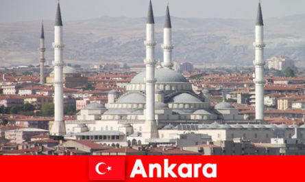 Cultural tour for visitors to the capital Ankara in Turkey