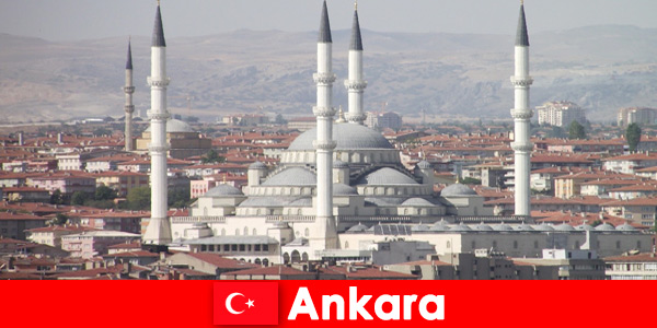 Cultural tour for visitors to the capital Ankara in Turkey