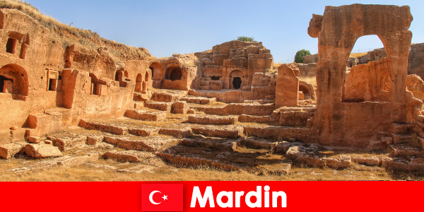 Ancient monasteries and churches to touch for strangers in Mardin Turkey