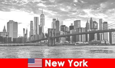 Dream destination New York United States for young group travel an experience