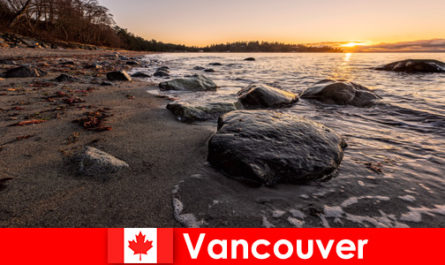 Metropolis with nature experience for tourists in Vancouver Canada
