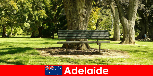 Beautiful parks in Adelaide Australia invite you to relax