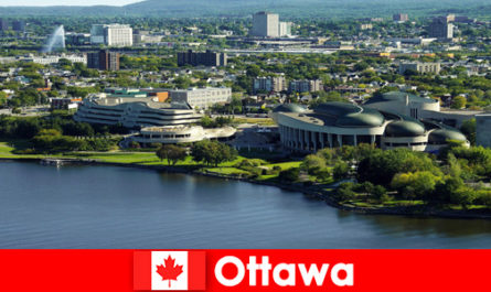 Cultural houses and the most popular restaurants are destination for guests in Ottawa Canada